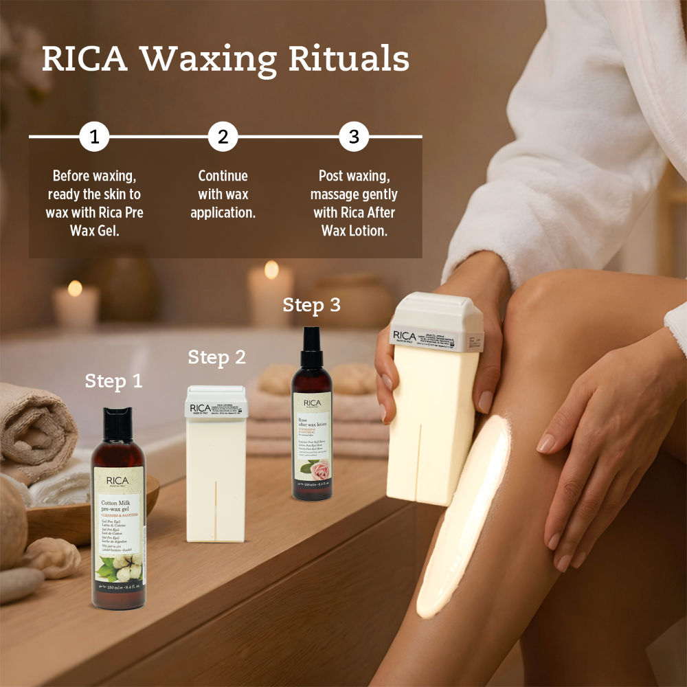 Milk Liposoluable Wax Refill For Sensitive Skin With Glyceryl Rosinate & Natural Beeswax