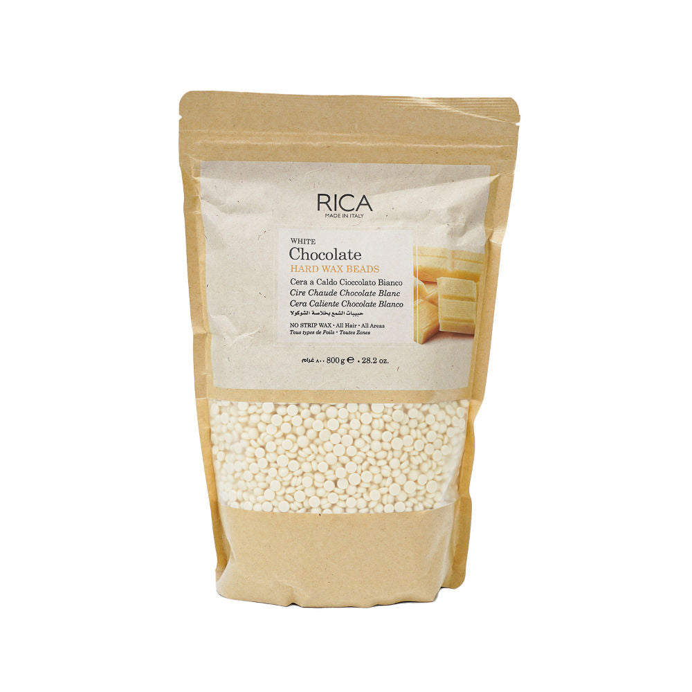 White Chocolate Beads Wax For Dry Skin With Glyceryl Rosinate & Cocoa Seed Butter