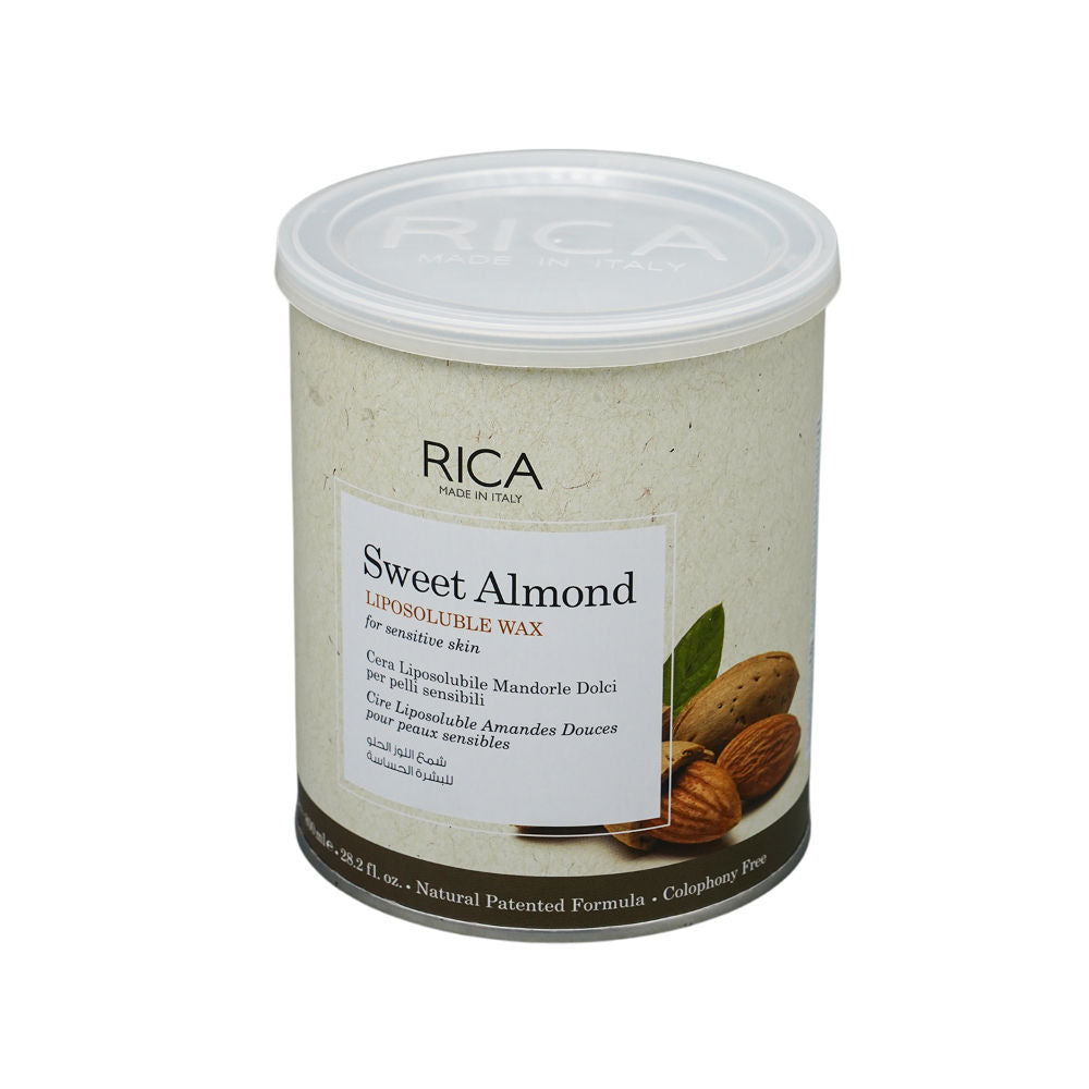 Almond Liposoluble Wax For Sensitive Skin With Glyceryl Rosinate & Natural Beeswax