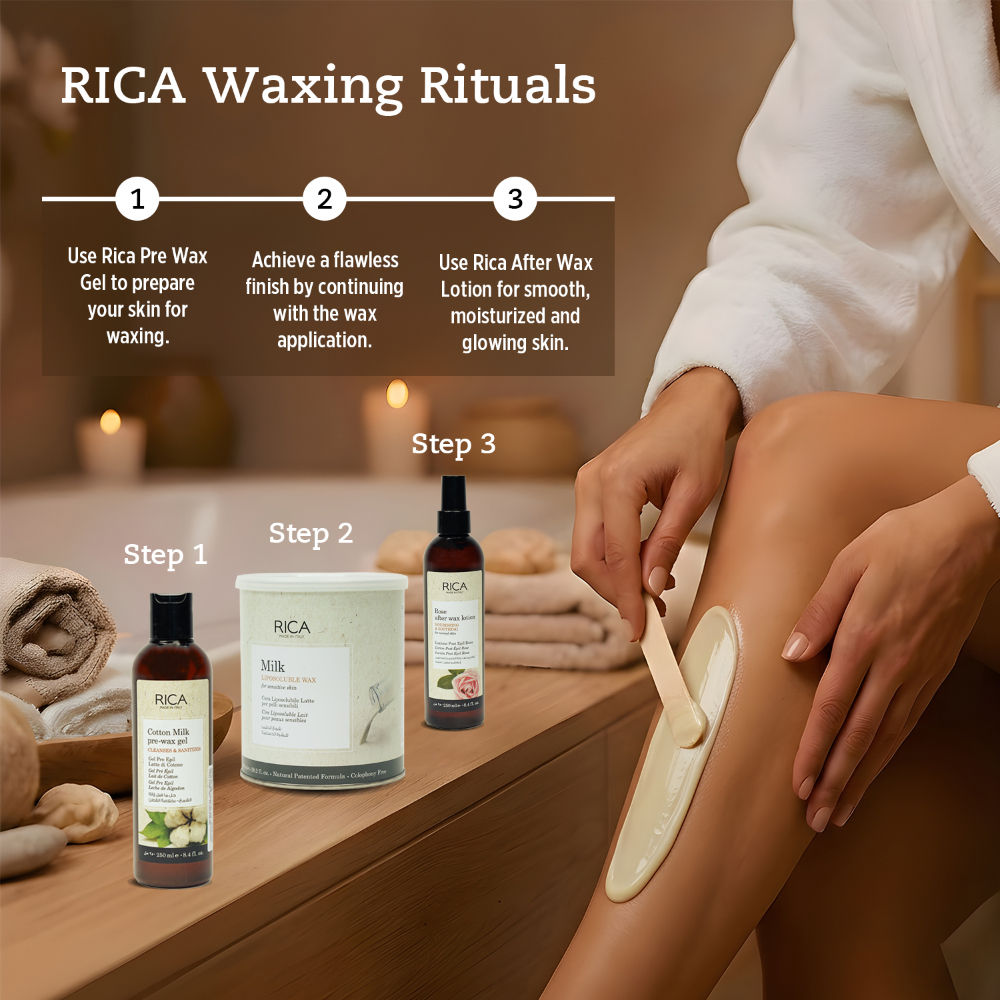 Milk Liposoluble Wax For Sensitive Skin With Glyceryl Rosinate & Natural Beeswax