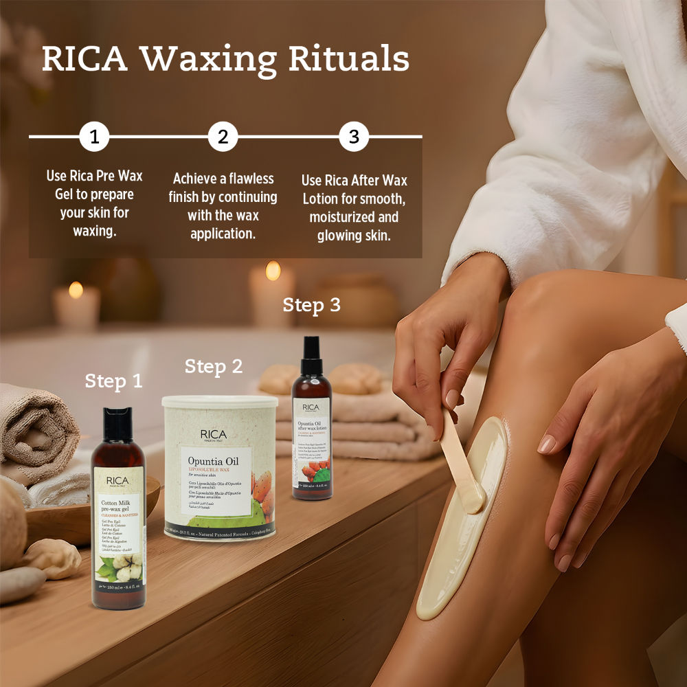 Opuntia Oil After Wax Lotion For Sensitive Skin With Sun Flower Oil, Jojoba Oil & Vitamin E