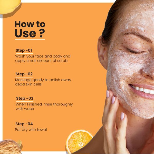 Vitamin C Scrub, Niacinamide & Aloe Vera