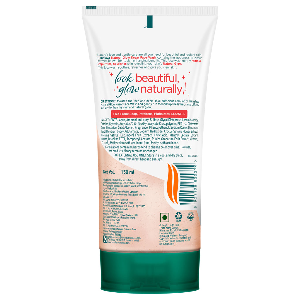 Natural Glow Kesar Face Wash