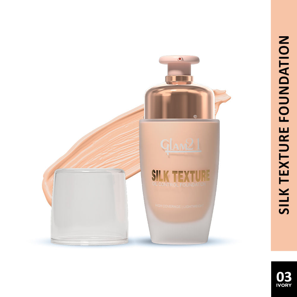 Silk Foundation With Oil-free Formula & SPF35 - 03 Ivory