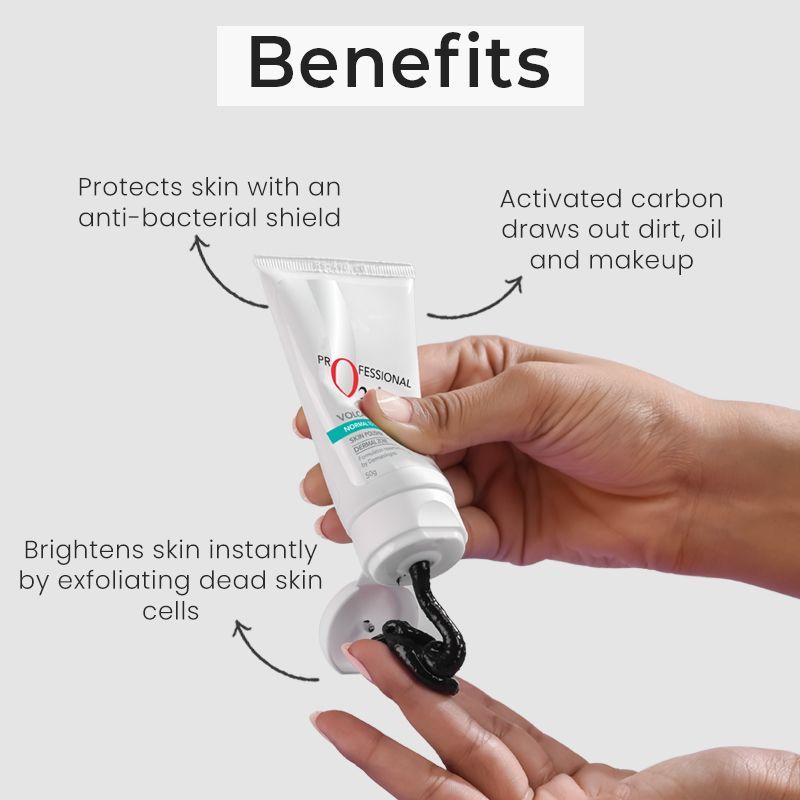 Volcano Scrub Normal To Oily Skin For Blackheads & Instant Brightening