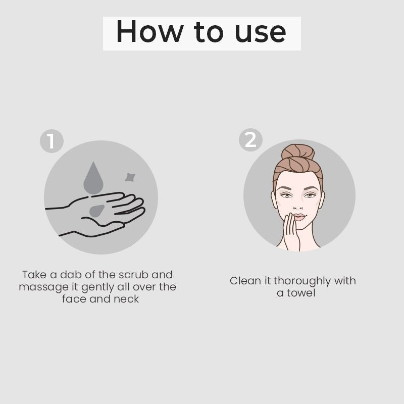 Volcano Scrub Normal To Oily Skin For Blackheads & Instant Brightening
