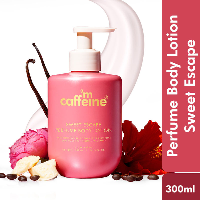 Sweet Escape Perfume Body Lotion With Niacinamide & Cocoa Butter Fruity Floral Fragrance