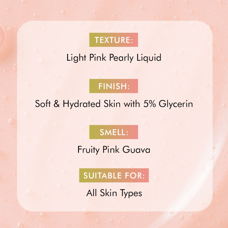 1% Glycolic Acid Detan Body Wash, 5% Niacinamide-Kojic Acid Reduces Dark Spots & Brightens