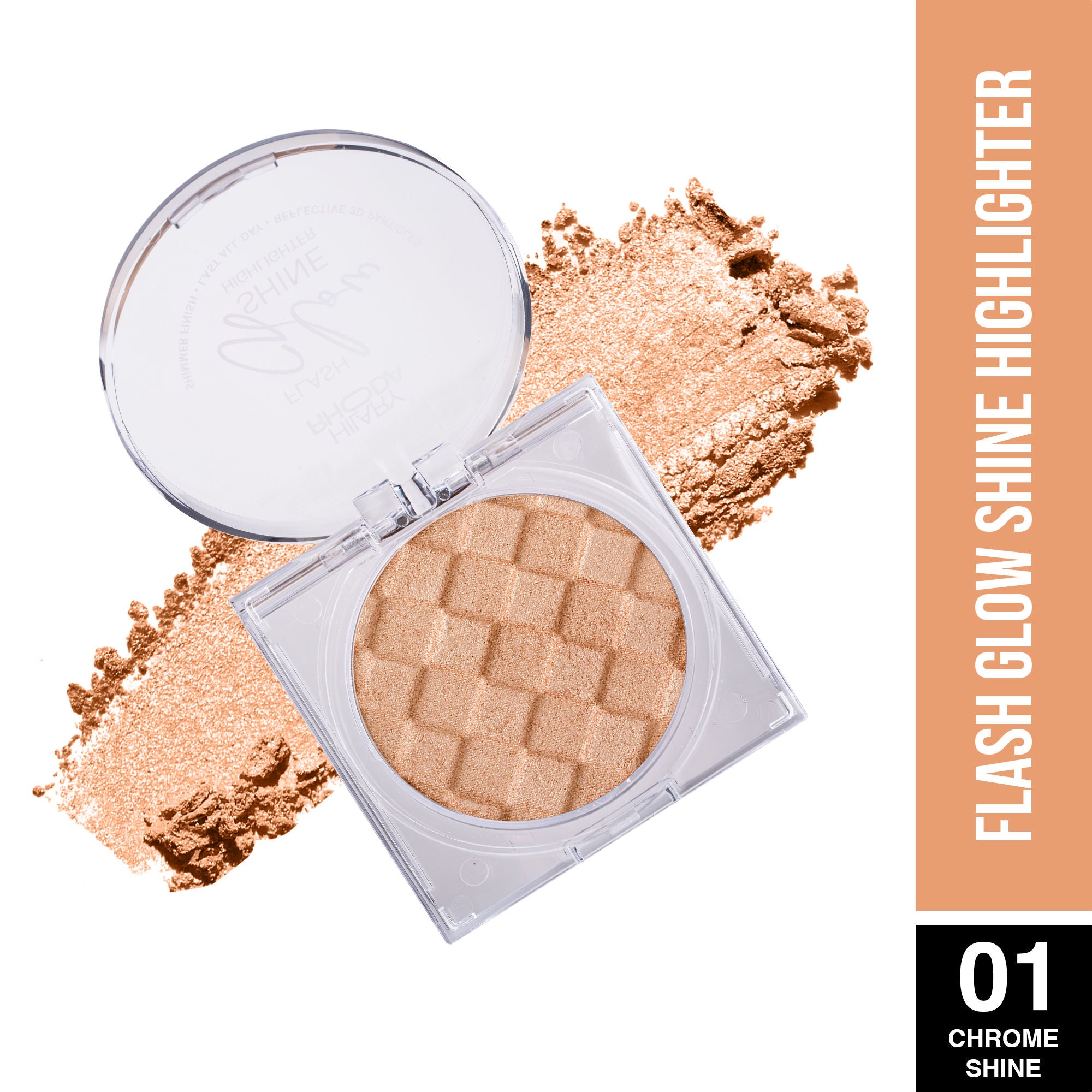 Flash Glow Shine Reflective Highlighter - Chrome Shine 01