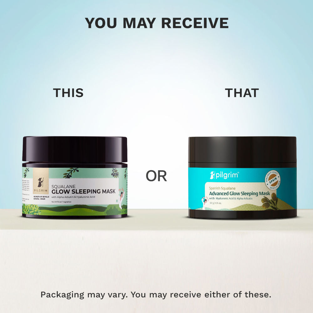 Squalane Glow Sleeping Mask with Alpha Arbutin & Hyaluronic Acid