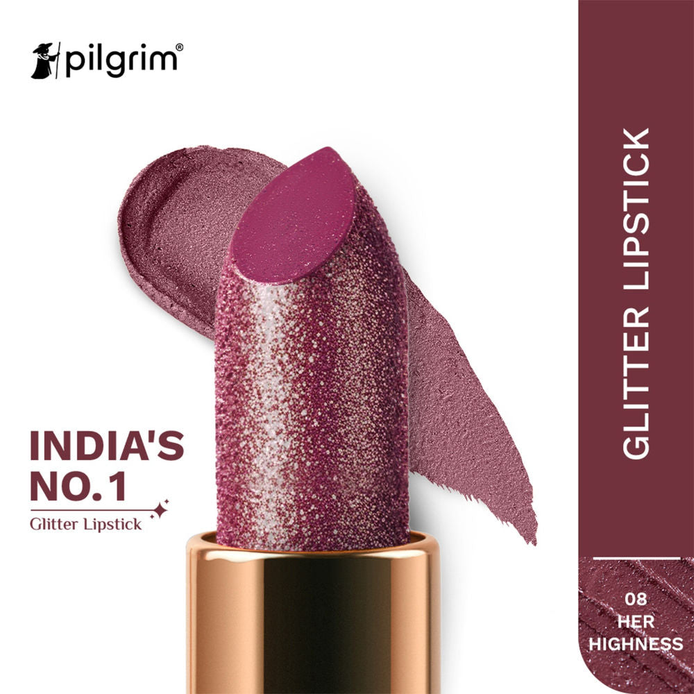 Glitter Lipstick With Matte Finish - Her Highness08
