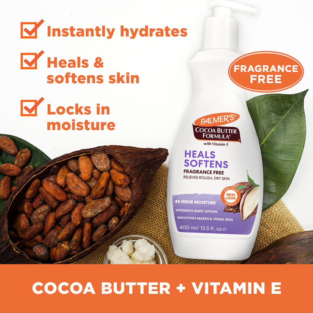 Cocoa Butter Formula Heals Softens Fragrance Free Body Lotion
