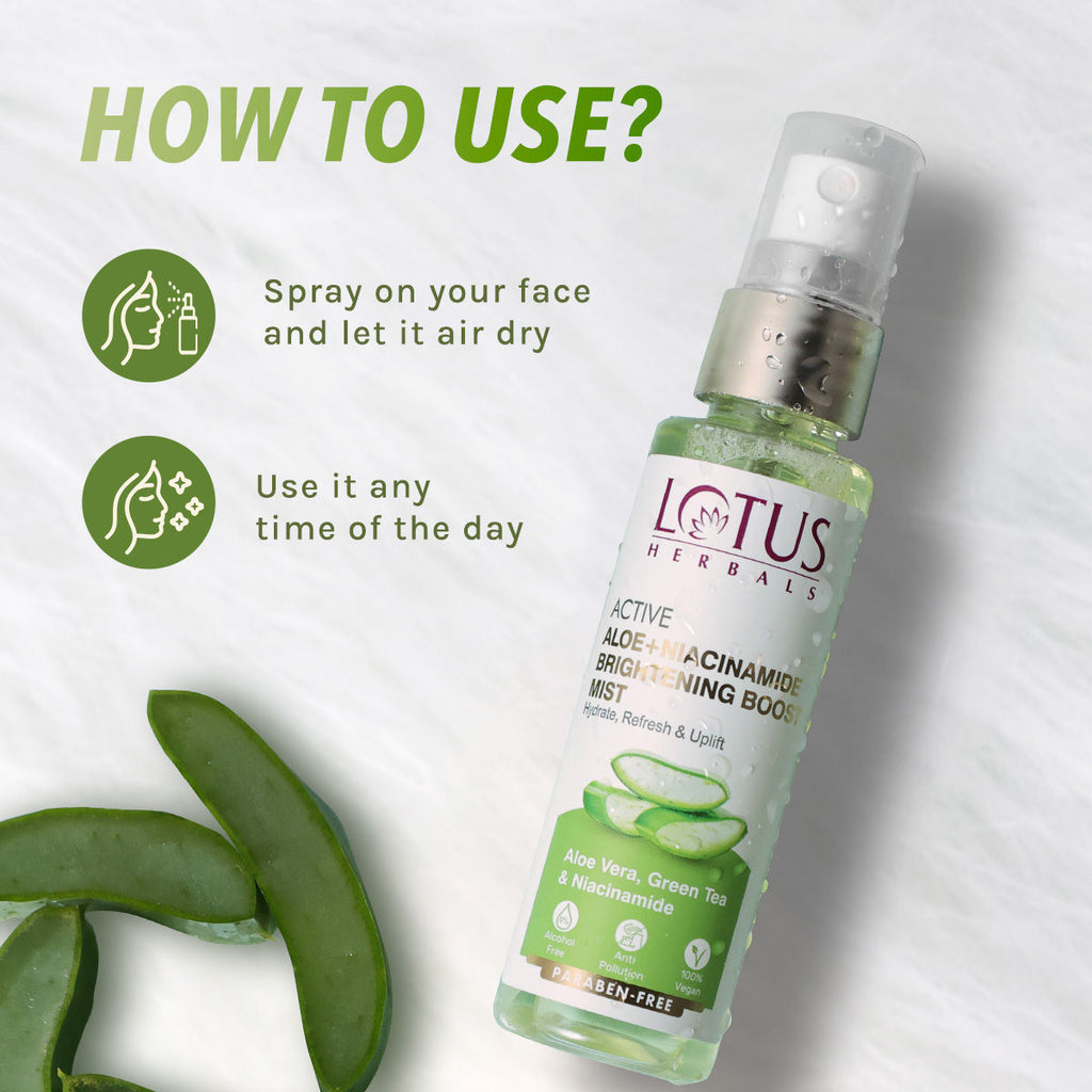 Active Aloe + Niacinamide Brightening Boost Mist