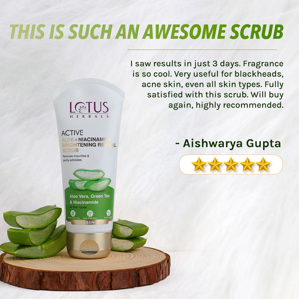 Active Aloe + Niacinamide Brightening Revival Scrub