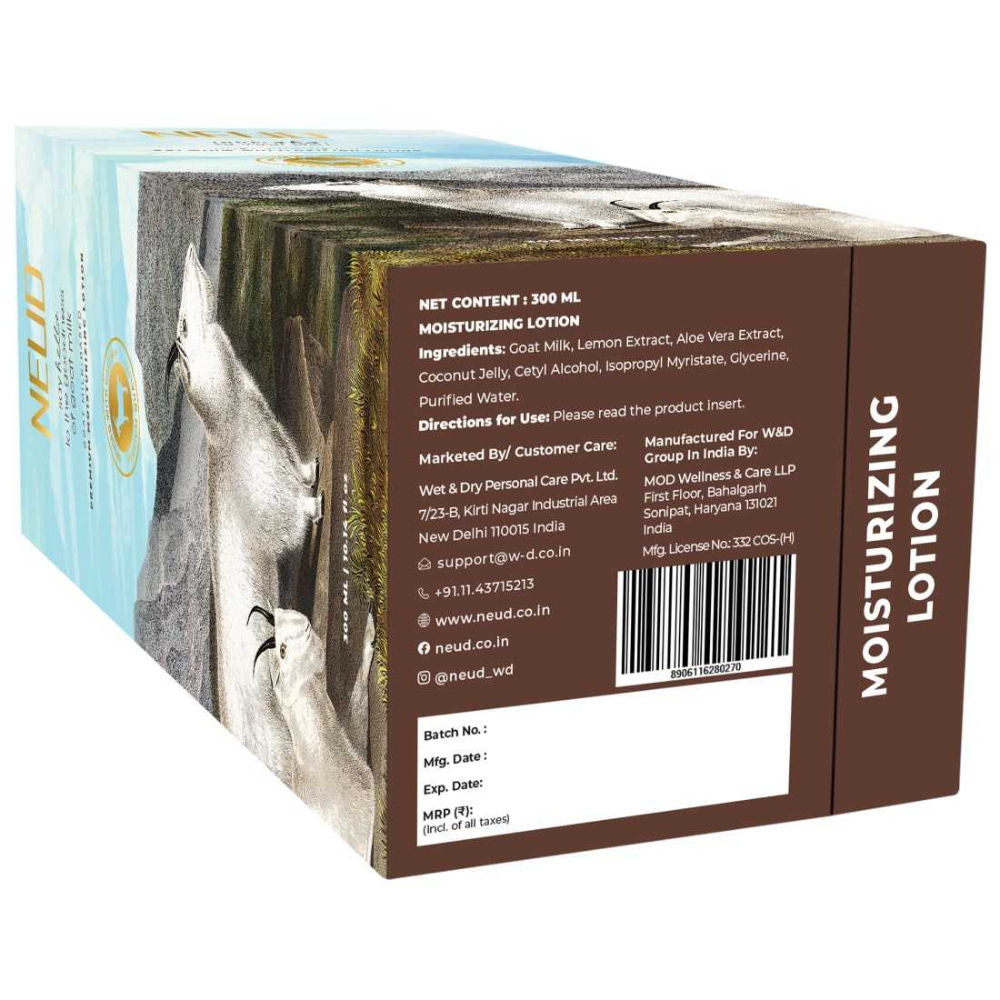 Goat Milk Premium Moisturizing Lotion For Men & Women