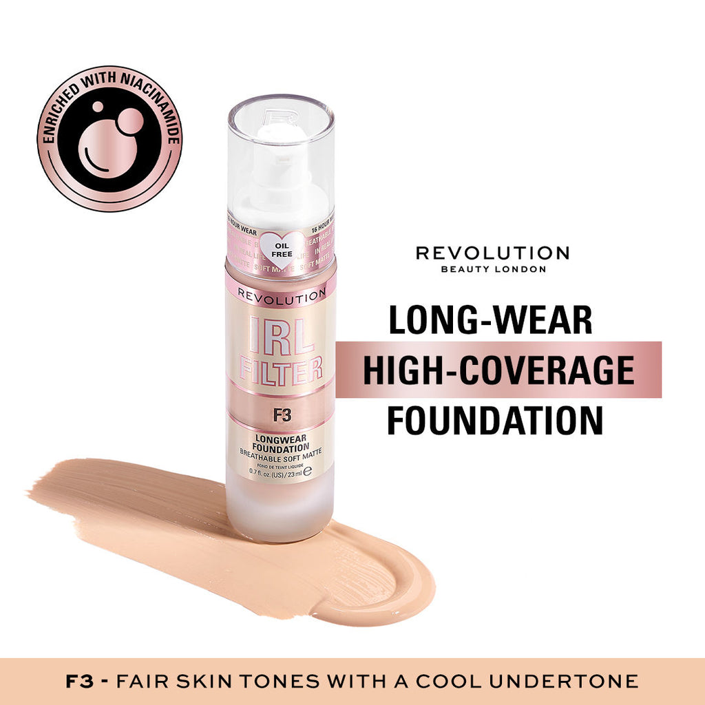 IRL Filter Longwear Foundation - F3