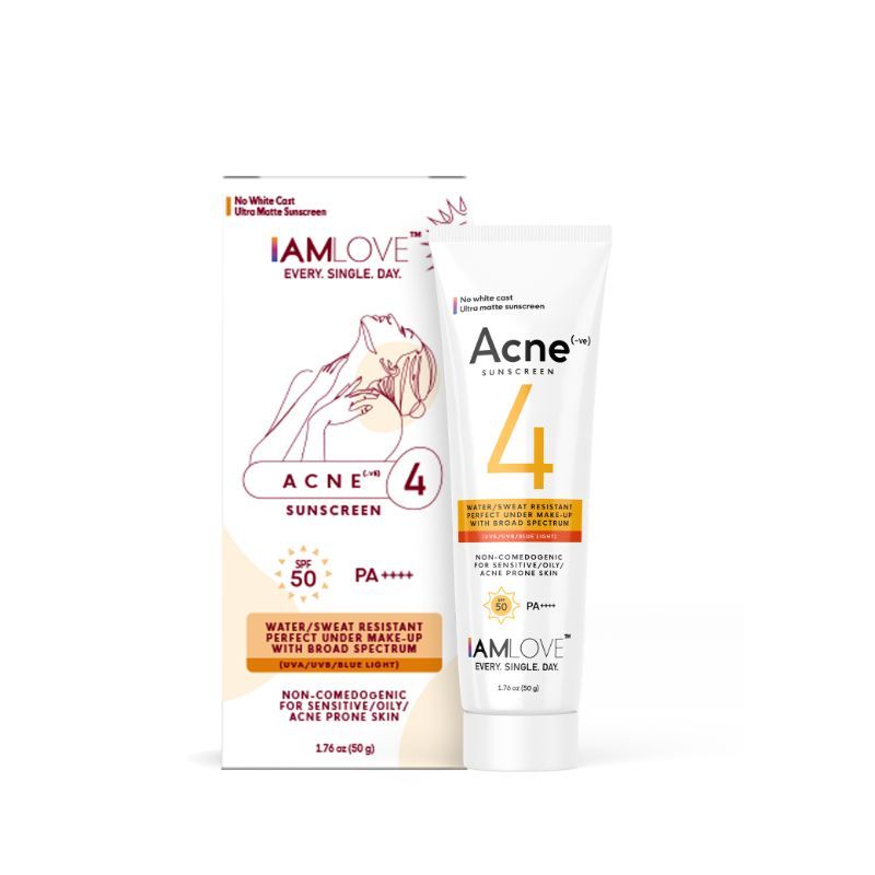 Acne(-ve)4 Sunscreen (50g) Uva, Uvb And Pa++++ For All