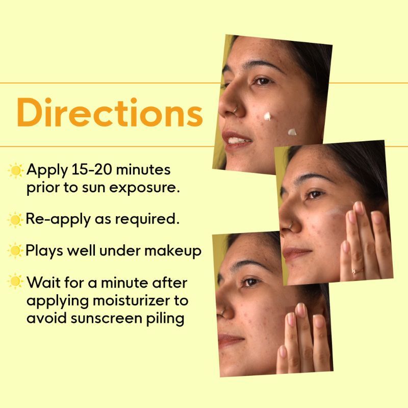 Acne(-ve)4 Sunscreen (50g) Uva, Uvb And Pa++++ For All