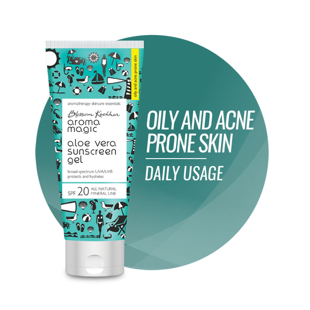 Aloe Vera Gel Sunscreen Gel SPF 20 UVA/UVB All Natural Mineral Line