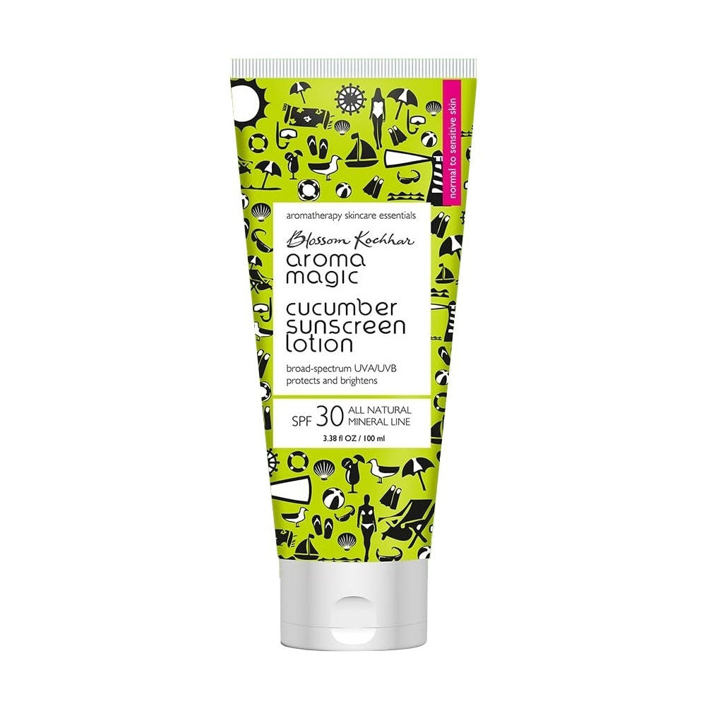 Cucumber Sunscreen Lotion SPF 30 UVA/UVB All Natural Mineral Line