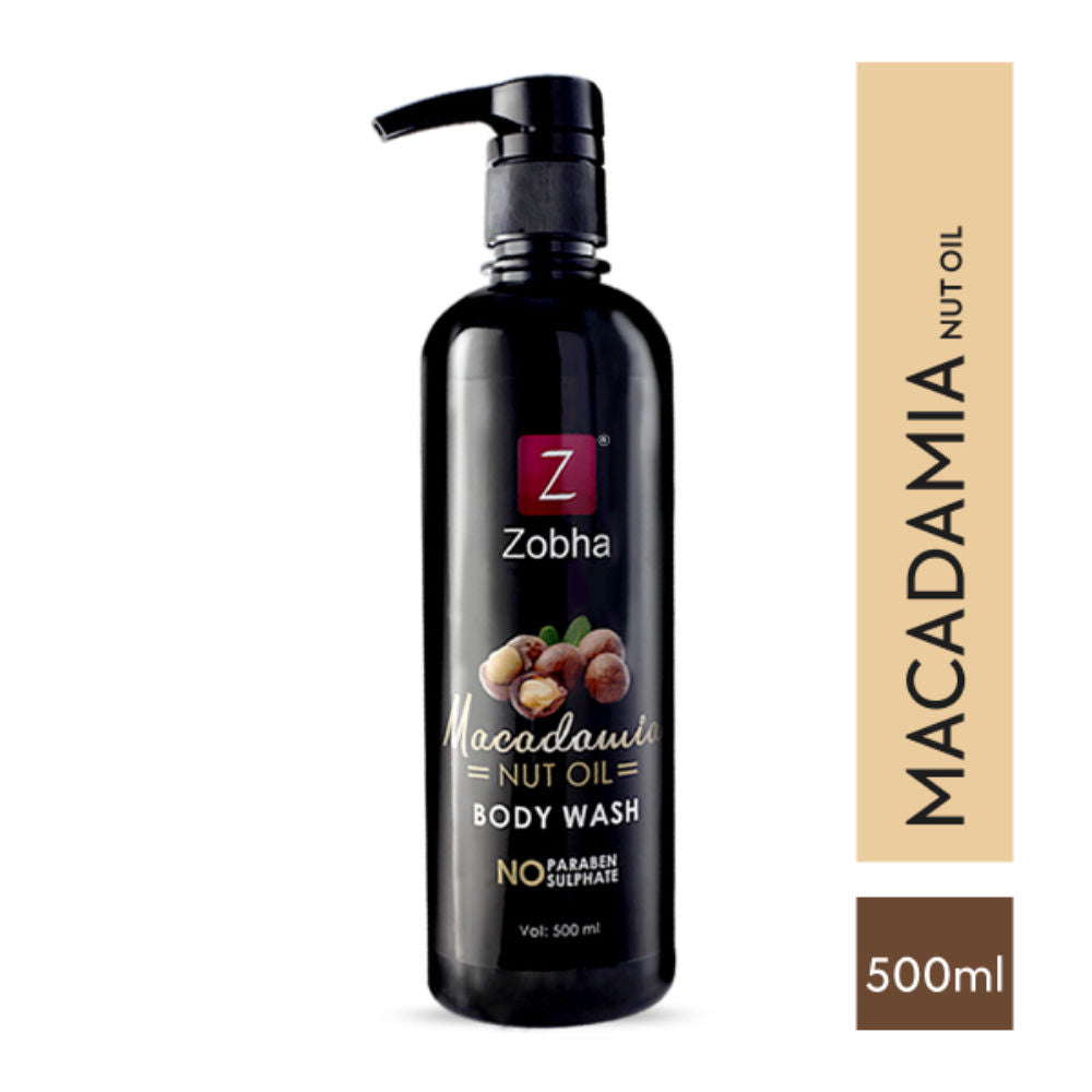 Body Wash with 100% Natural Macadamia Paraben and Sulphate Free