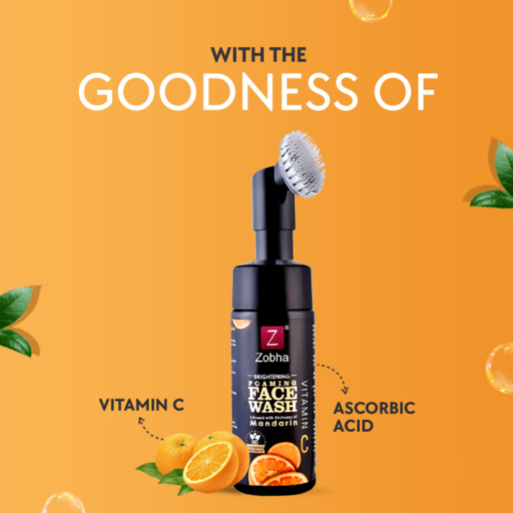 Vitamin C Foaming Face Wash Infused with Mandarin