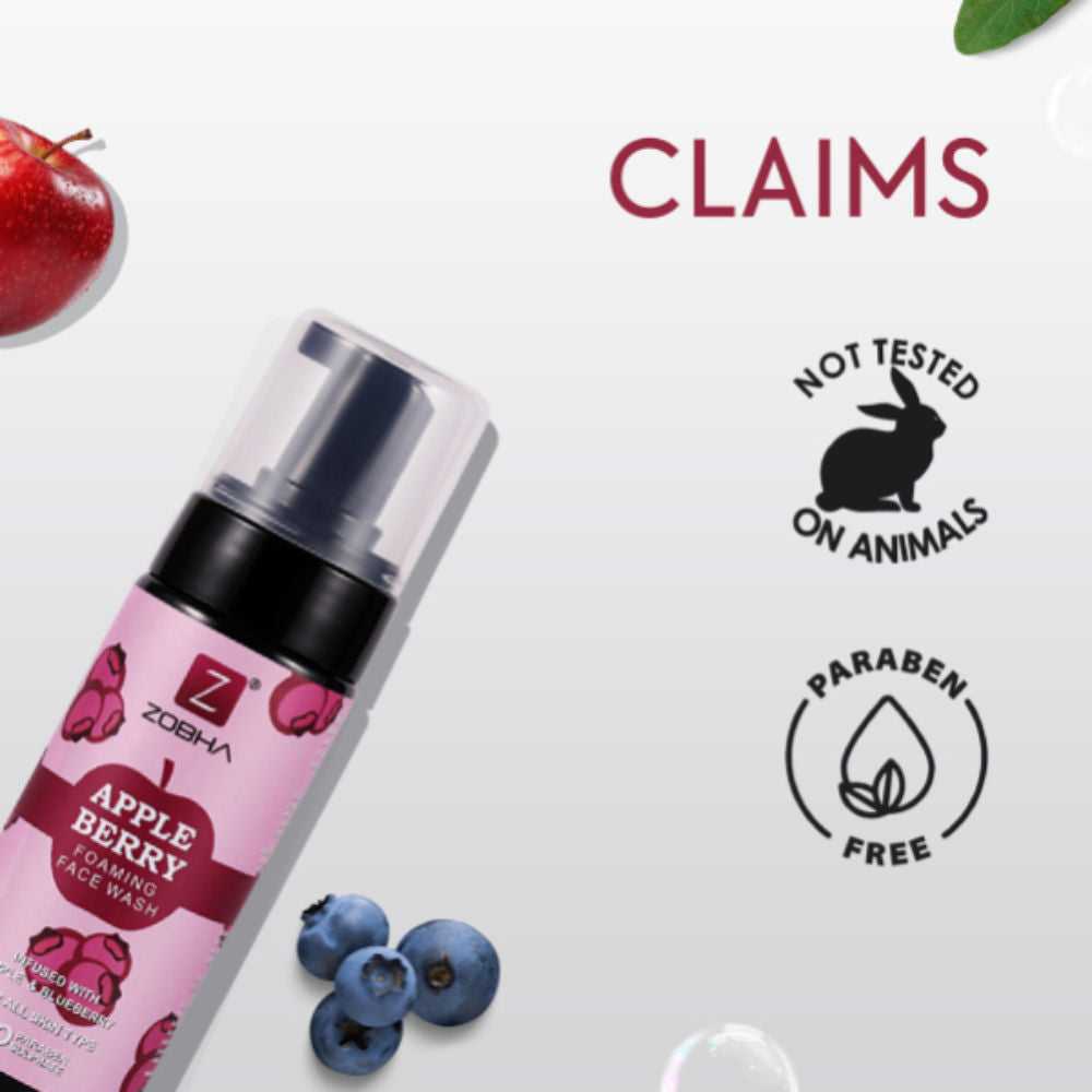 Apple Berry Foaming Facewash