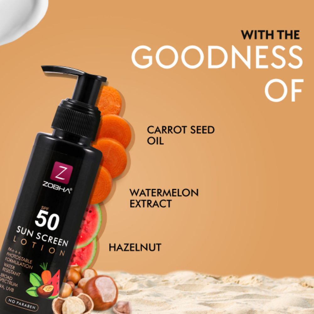Sunscreen Lotion Sun Protect Formula SPF 50 Pa+++