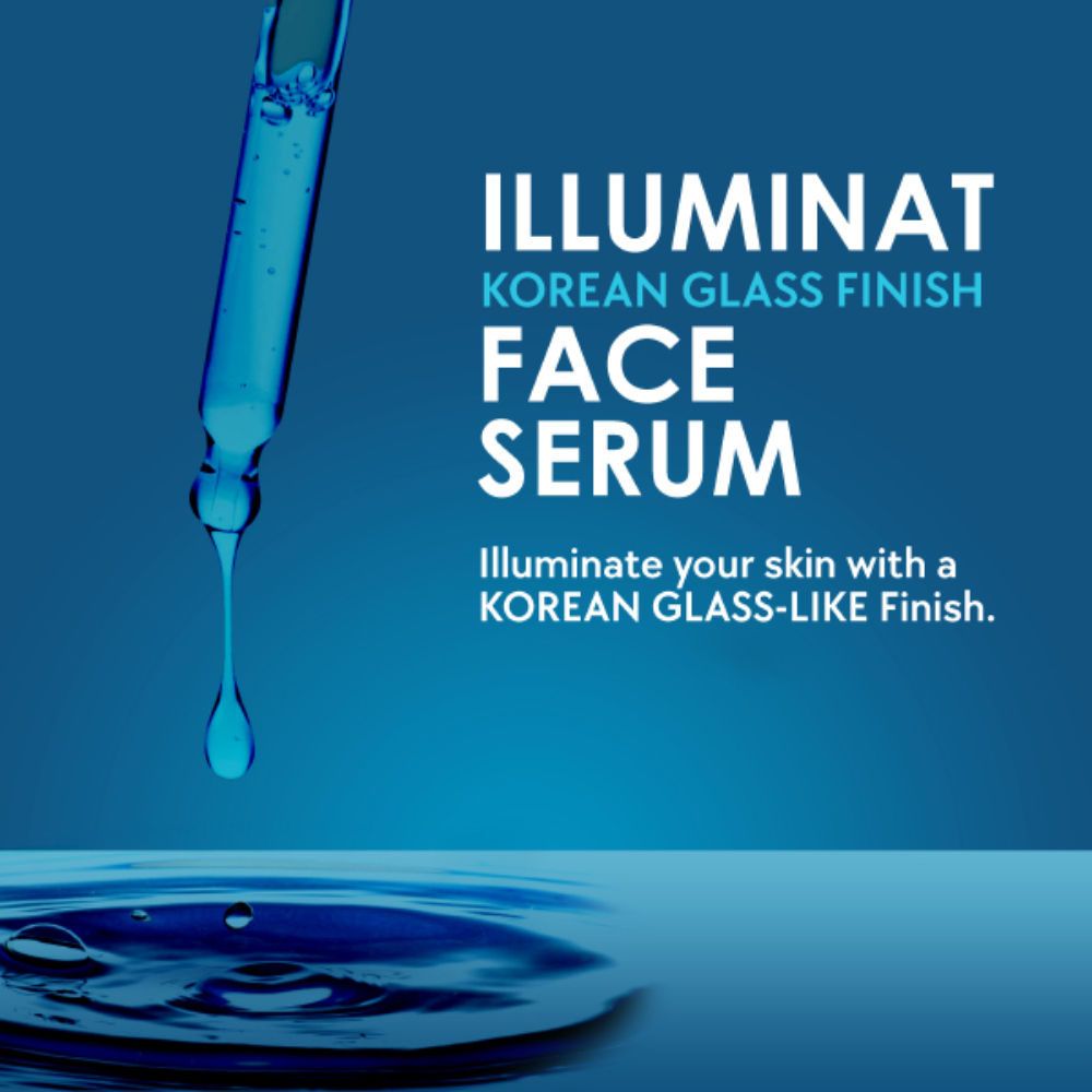 Illuminat Korean Glass Finish Face Serum With Blue Lotus Water Extract