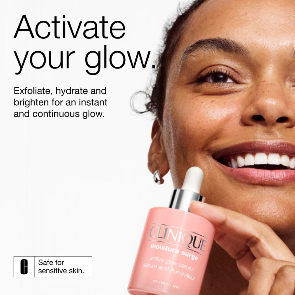 Moisture Surge Active Glow Serum with Vitamin C, Lactic Acid & Hyaluronic Acid
