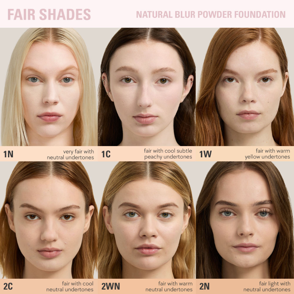 Cosmetics Natural Blur Powder Foundation
