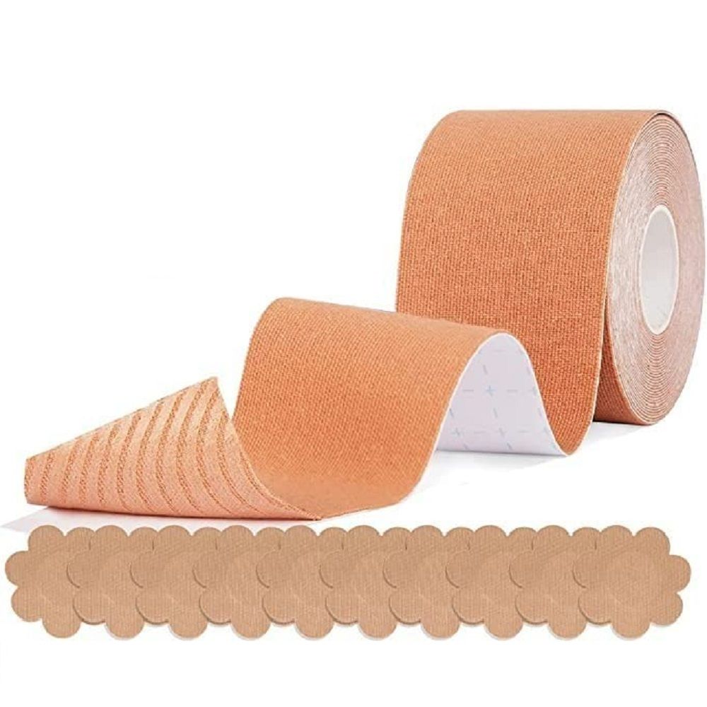 Breast Lifting & Shapping Roll Tape With 10 Nipple Covers