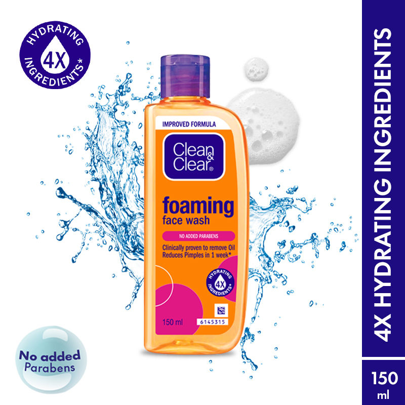 Foaming Face Wash - Hydrating Cleanser for Oily Skin & Reduces Acne In 7 Days - 150ml