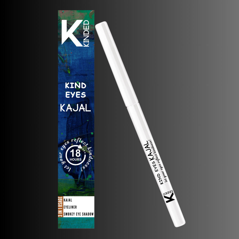 Kind Eyes Kajal 3 In 1 Kohl Kajal Eye Liner Smokey Eye Shadow