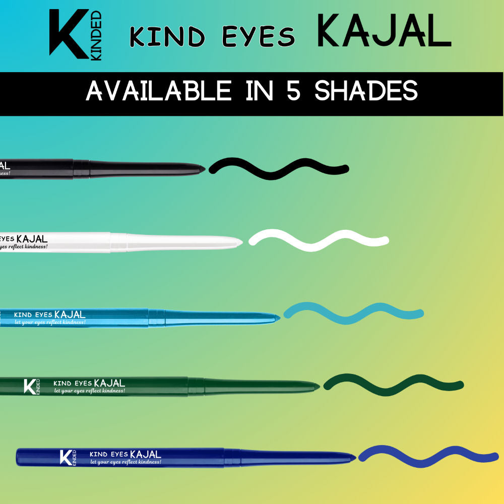 Kind Eyes Kajal 3 In 1 Kohl Kajal Eye Liner Smokey Eye Shadow