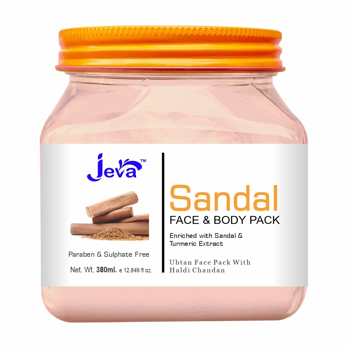 Sandal Ubtan Face Pack with Haldi & Chandan - Skin Brightening & Glow-Enhancing Gel