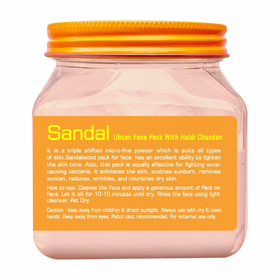 Sandal Ubtan Face Pack with Haldi & Chandan - Skin Brightening & Glow-Enhancing Gel