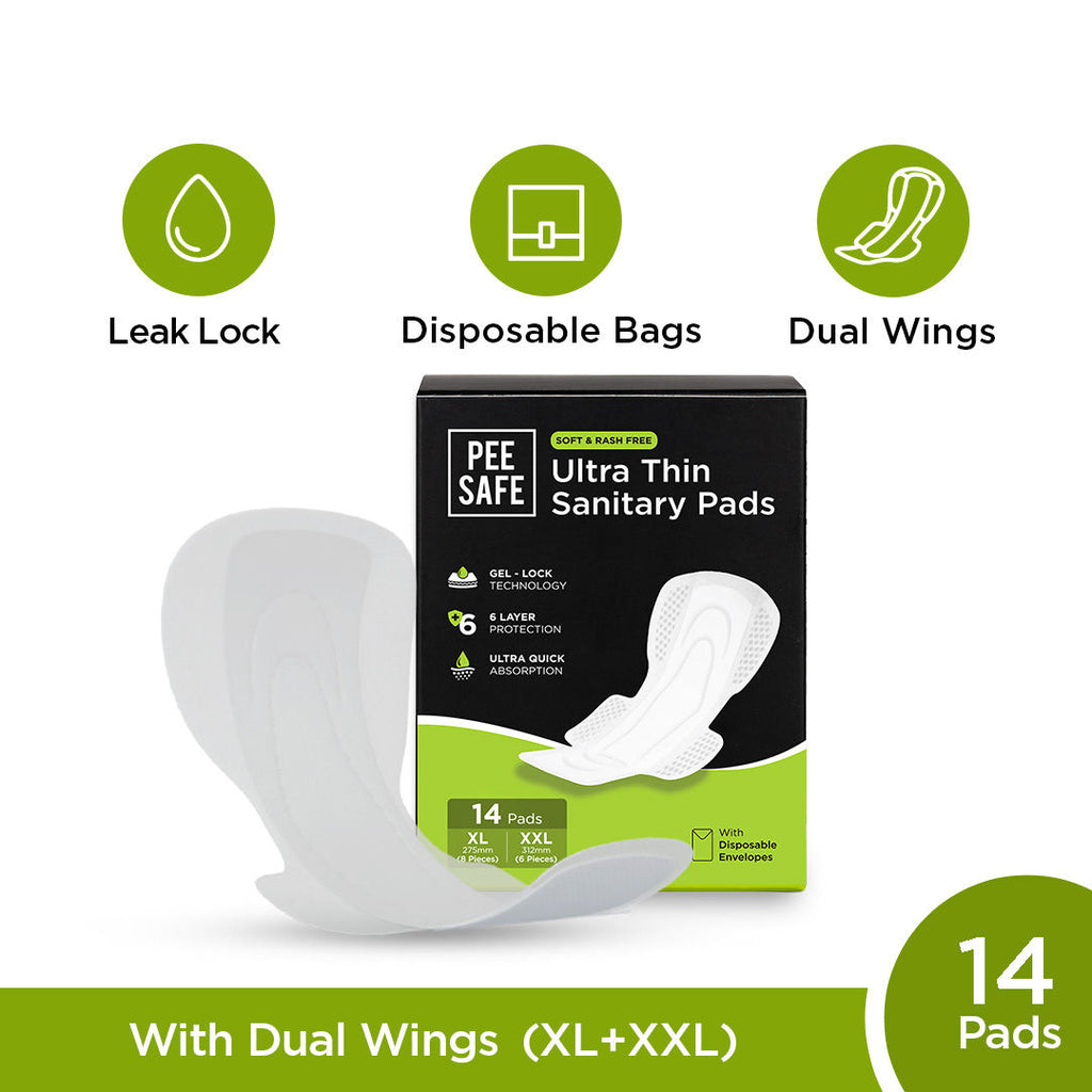 Comfort Ultra Thin Rash Free Assorted Sanitary Pads- 14pcs