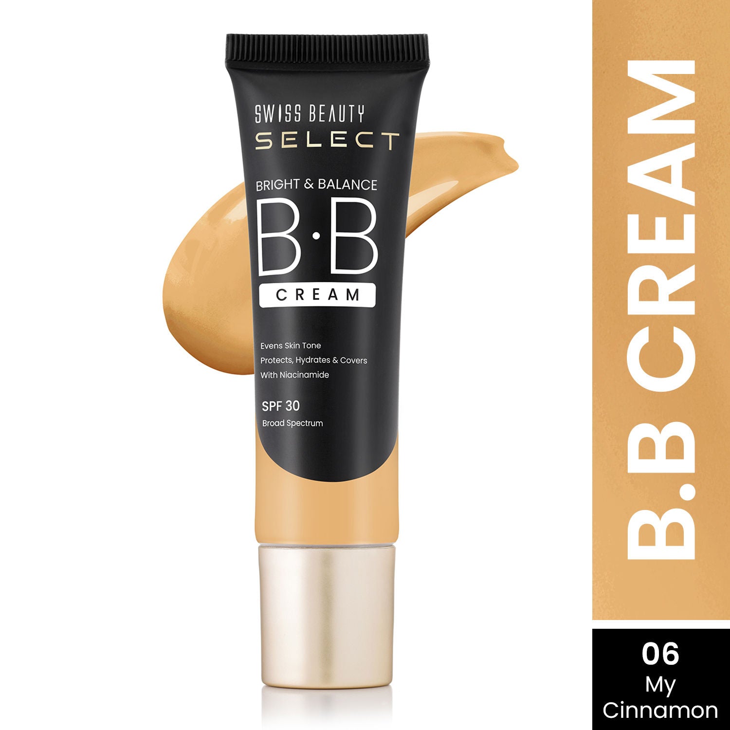 Select Bright & Balance BB Cream with Niacinamide - 6 My Cinnamon