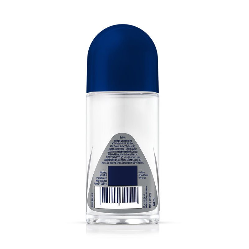 Men Deodorant Roll On - Silver Protect - Antibacterial Odour Protection For 72H Freshness