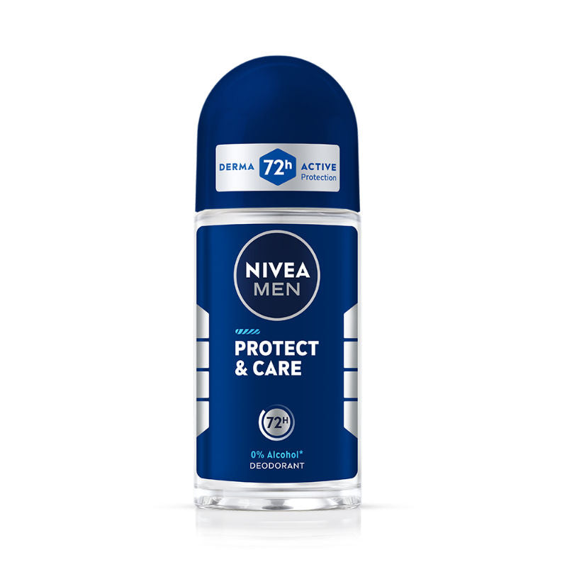MEN Deodorant Roll On, Protect & Care, No Skin Irritation & 48h Freshness
