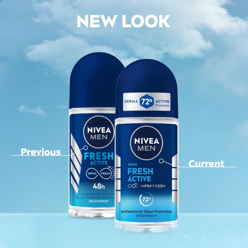 MEN Fresh Active 72h Deodorant Roll On For Men