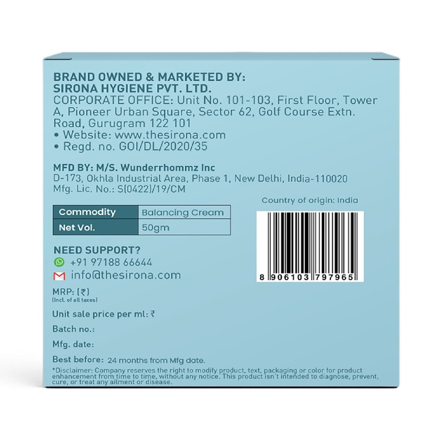 Face & Body Cream For Perimenopausal & Menopausal Skin, Restores Hydration, Derma Tested
