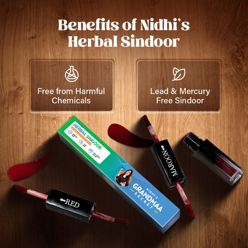 Herbal Sindoor With Rosemary & Curcumin Extracts