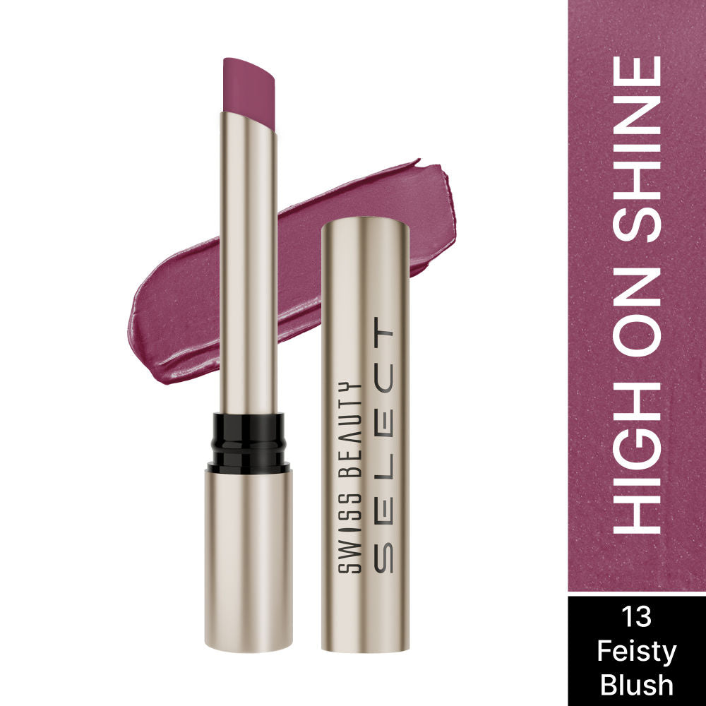 Select High On Shine Lipstick - Feisty Blush