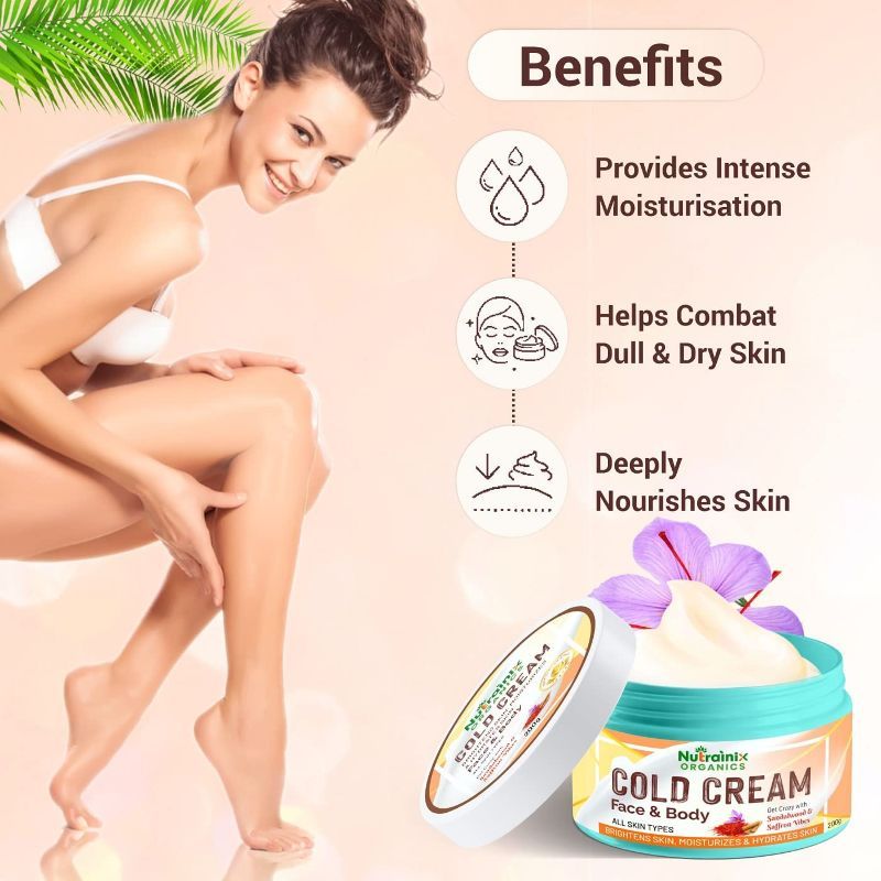 Organics Cold Cream With Sandalwood & Saffron Vibes