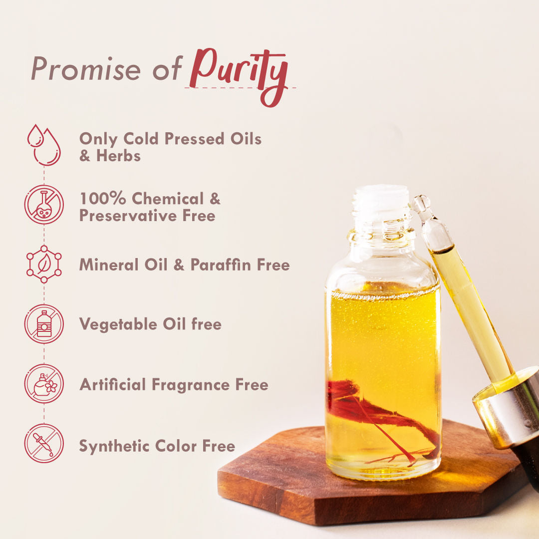 Pure Saffron Tuberose Face Oil For Glowing Skin, Radiance & Glow Facial Oil Mukhalaya