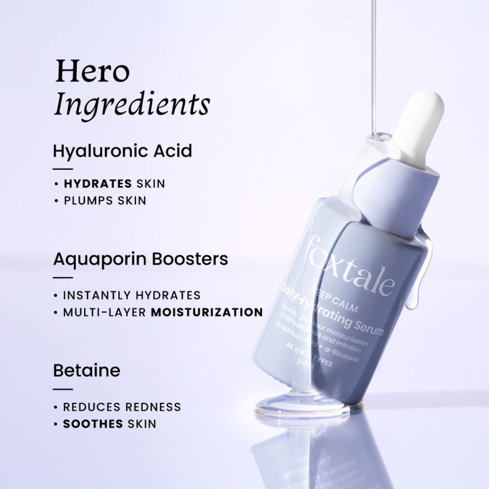 Hydrating Serum With Hyaluronic Acid & 6 Hydration Boosters for 24 hours Moisturization