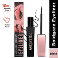 Waterproof Liquid Eyeliner, Smudgeproof 24 Hr Infused With Glycerin Jojoba Oil, & Vitamin C