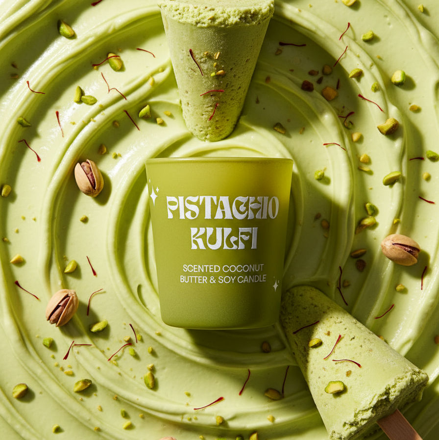 Smells Like India Candle Box - Pistachio Kulfi